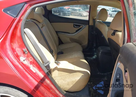 2012 Hyundai Elantra Limited (Ulsan Plant) from USA, damaged, VIN KMHDH4AE7CU206100